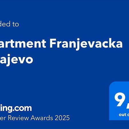 Apartment Franjevacka Sarajevo Exterior photo